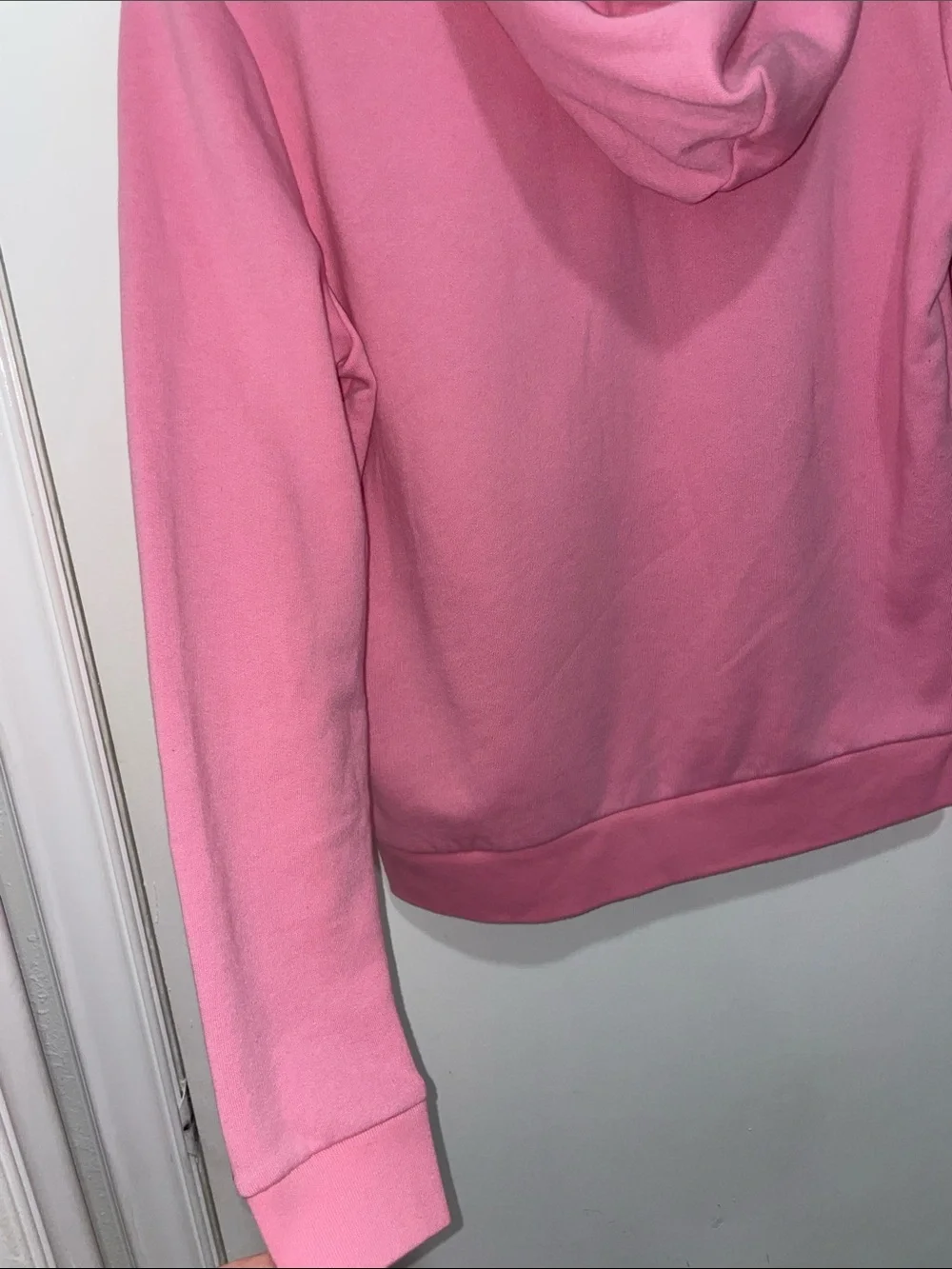 PINK Victoria's Secret Pink Zip Hoodie & Joggers Set with White Logo